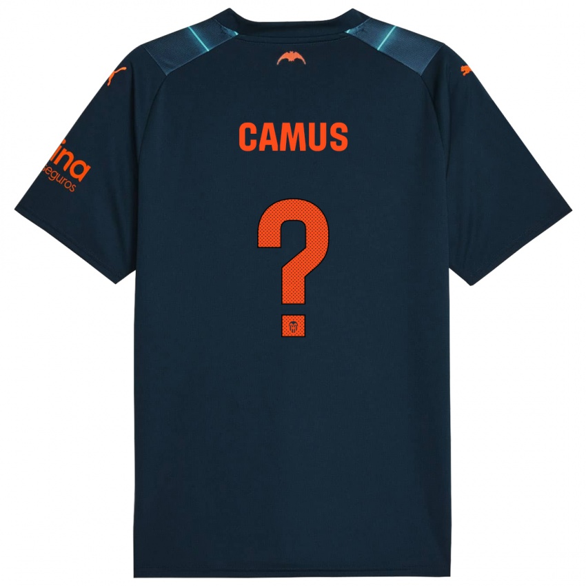 Damen Marco Camus #0 Marineblau Auswärtstrikot Trikot 2023/24 T-Shirt Österreich