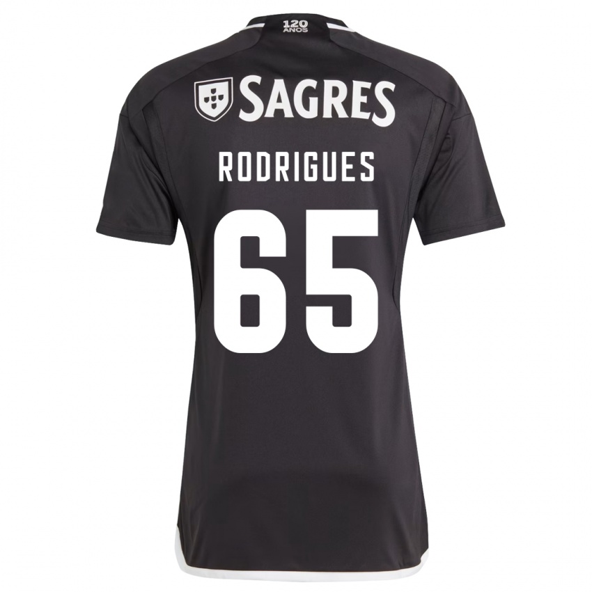 Damen Rafael Rodrigues #65 Schwarz Auswärtstrikot Trikot 2023/24 T-Shirt Österreich