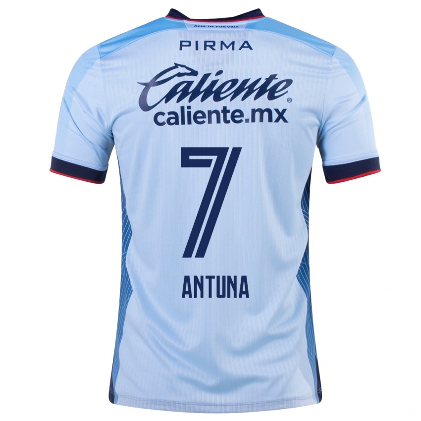Damen Uriel Antuna #7 Himmelblau Auswärtstrikot Trikot 2023/24 T-Shirt Österreich