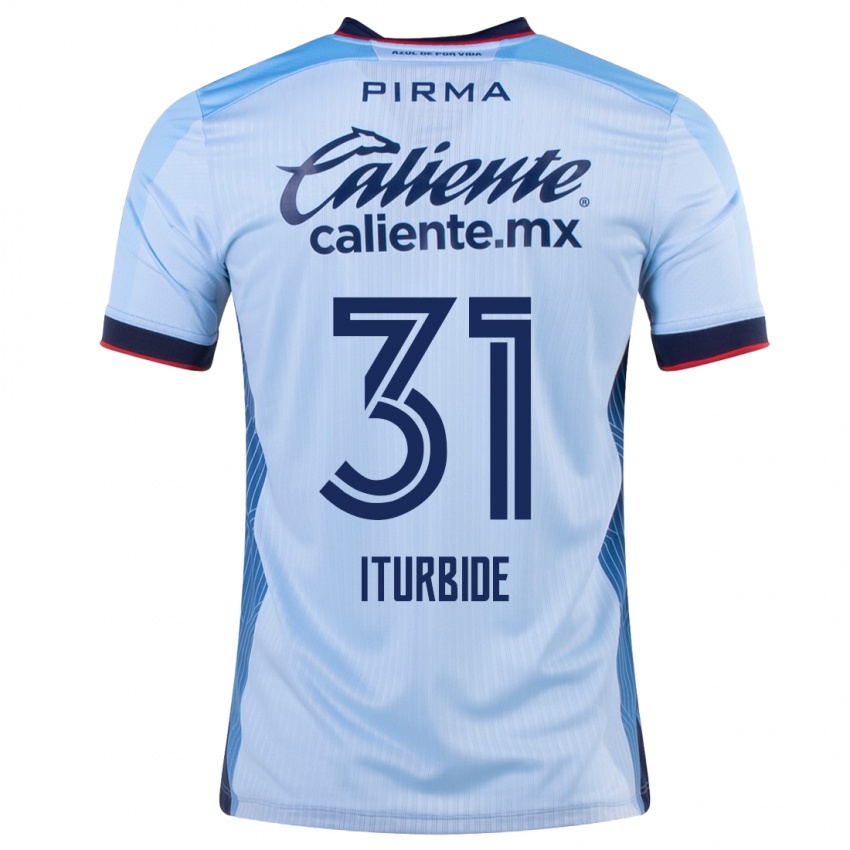 Damen Luis Iturbide #31 Himmelblau Auswärtstrikot Trikot 2023/24 T-Shirt Österreich
