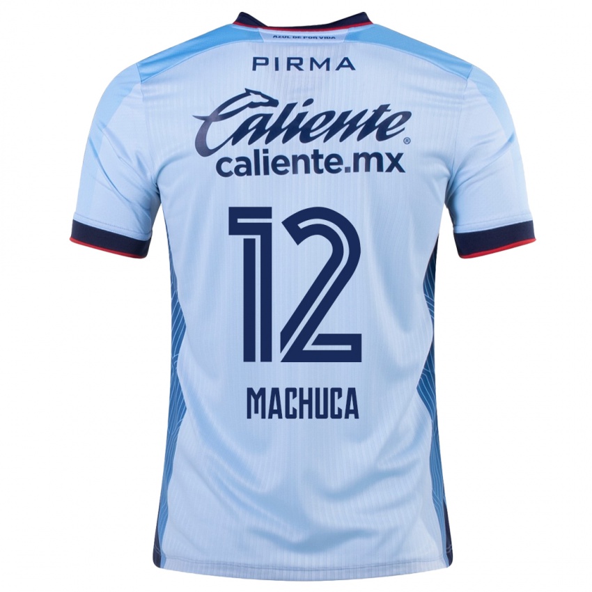 Damen Gabriela Machuca #12 Himmelblau Auswärtstrikot Trikot 2023/24 T-Shirt Österreich