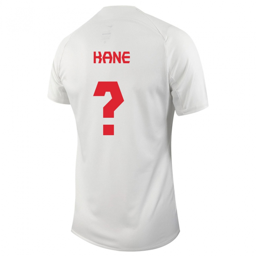 Herren Kanadische Mouhamadou Kane #0 Weiß Auswärtstrikot Trikot 24-26 T-Shirt Österreich