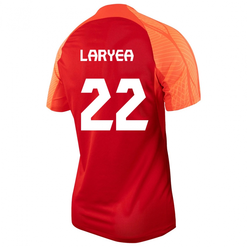 Damen Kanadische Richie Laryea #22 Orangefarben Heimtrikot Trikot 24-26 T-Shirt Österreich