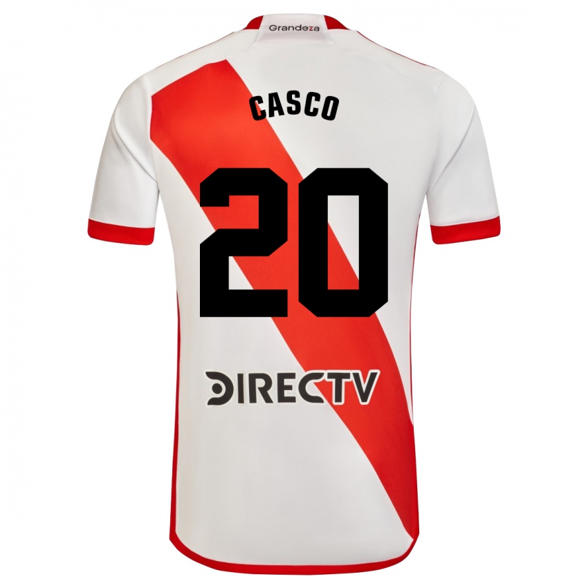 Kinder Milton Casco #20 Weiß Rot Heimtrikot Trikot 2023/24 T-Shirt Österreich