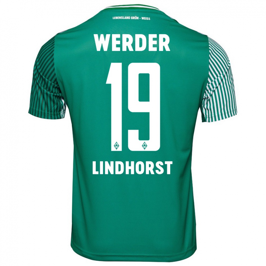 Kinder Jerrit Lindhorst #19 Grün Heimtrikot Trikot 2023/24 T-Shirt Österreich