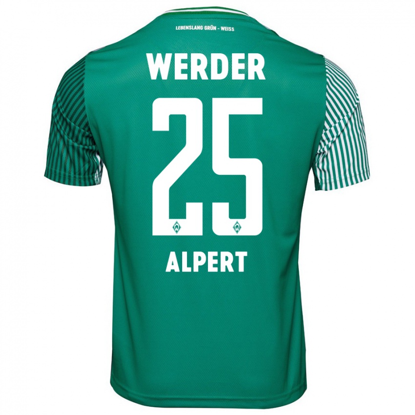Kinder Marvin Alpert #25 Grün Heimtrikot Trikot 2023/24 T-Shirt Österreich