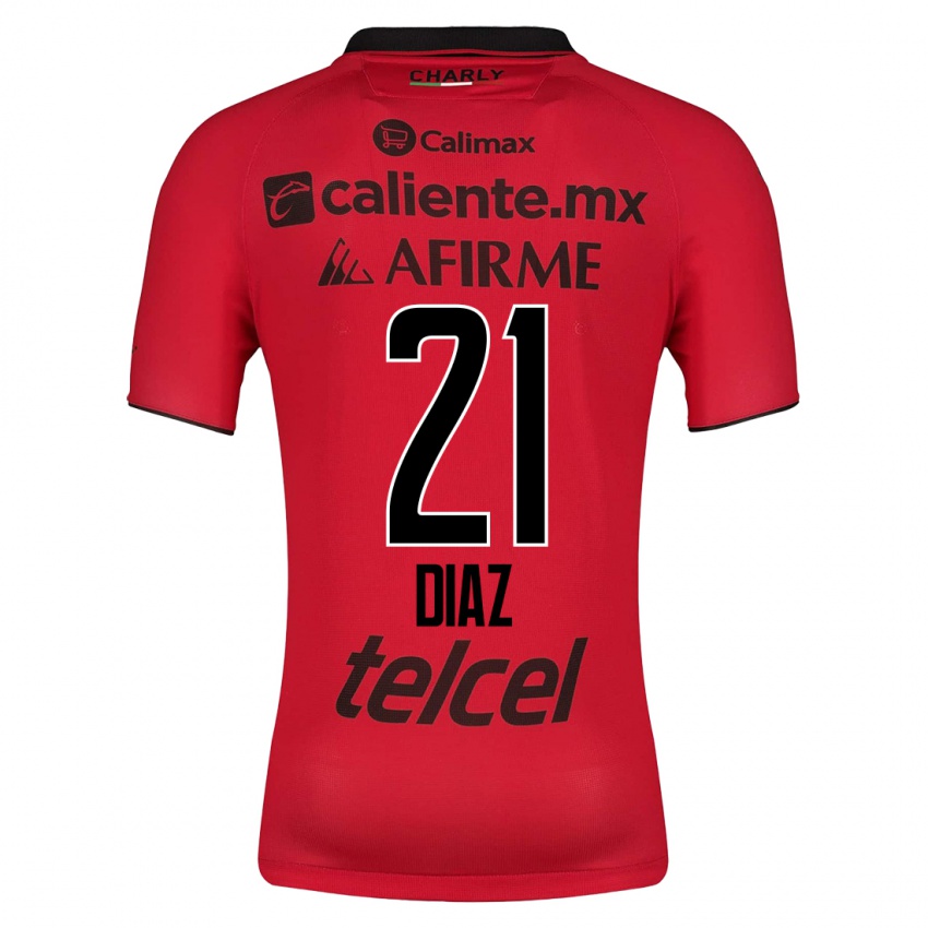 Kinder Ricardo Díaz #21 Rot Heimtrikot Trikot 2023/24 T-Shirt Österreich