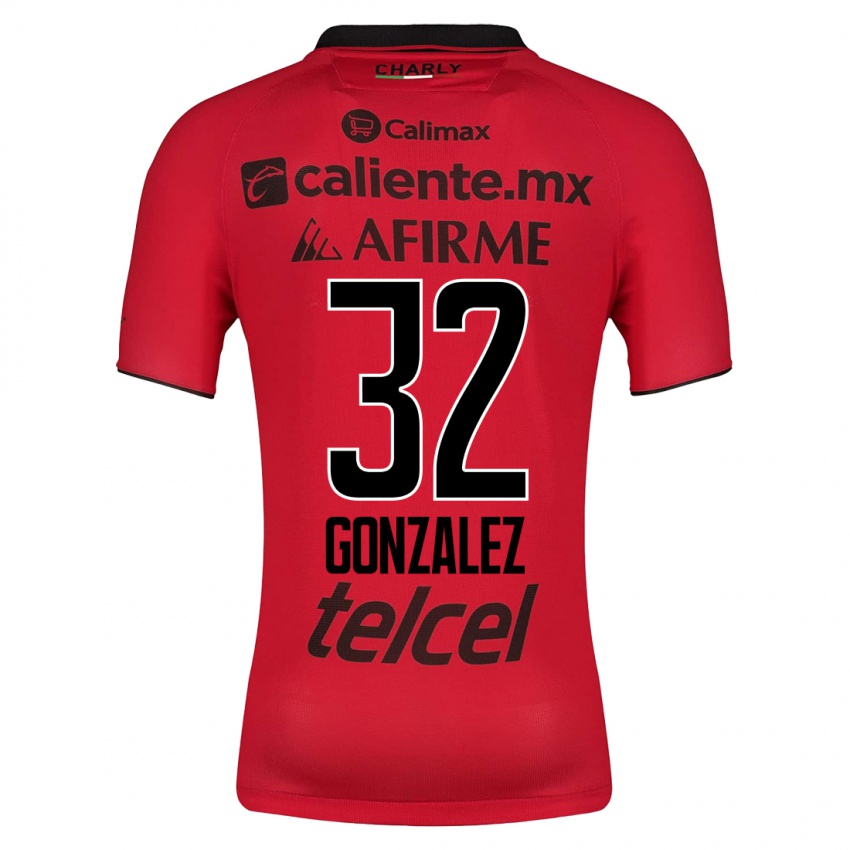 Kinder Carlos Gonzalez #32 Rot Heimtrikot Trikot 2023/24 T-Shirt Österreich