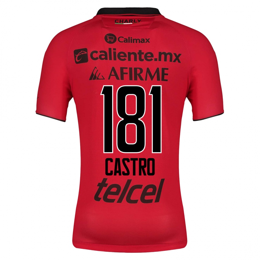 Kinder José Castro #181 Rot Heimtrikot Trikot 2023/24 T-Shirt Österreich