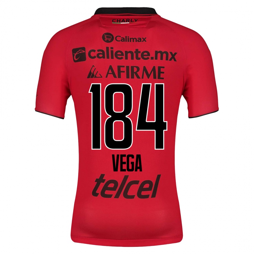 Kinder Daniel Vega #184 Rot Heimtrikot Trikot 2023/24 T-Shirt Österreich