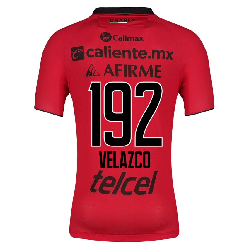 Kinder Emiliano Velazco #192 Rot Heimtrikot Trikot 2023/24 T-Shirt Österreich