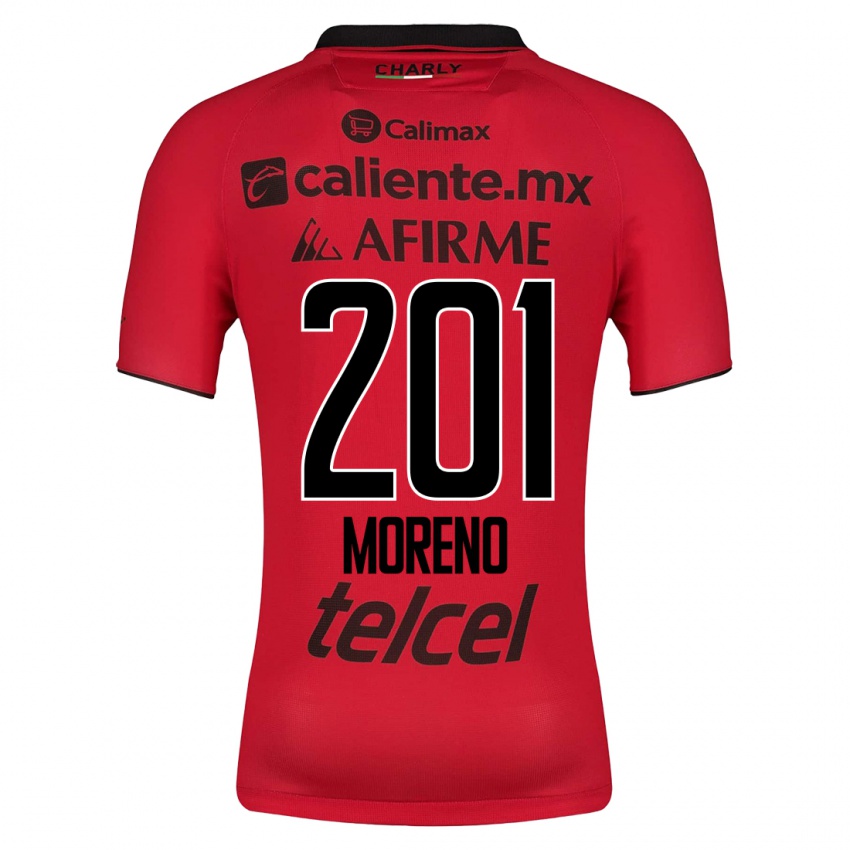 Kinder Jesús Moreno #201 Rot Heimtrikot Trikot 2023/24 T-Shirt Österreich