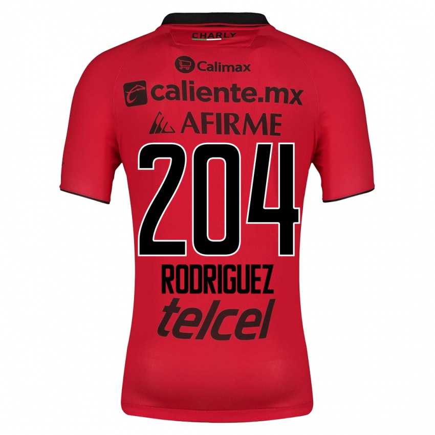 Kinder Jesús Rodríguez #204 Rot Heimtrikot Trikot 2023/24 T-Shirt Österreich