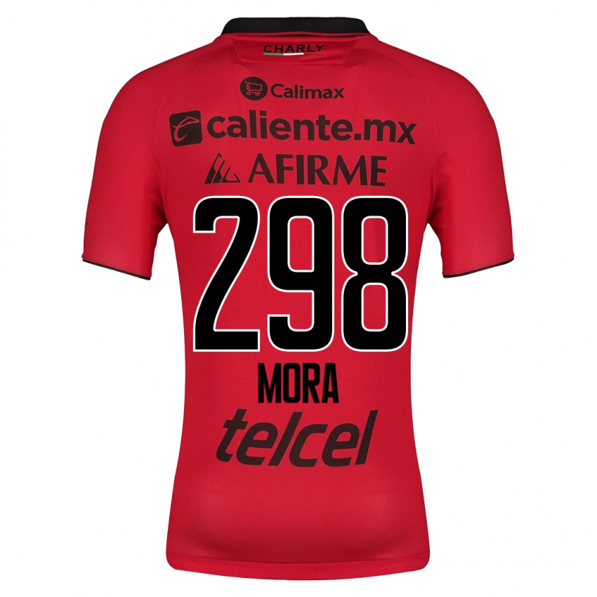 Kinder Gilberto Mora #298 Rot Heimtrikot Trikot 2023/24 T-Shirt Österreich