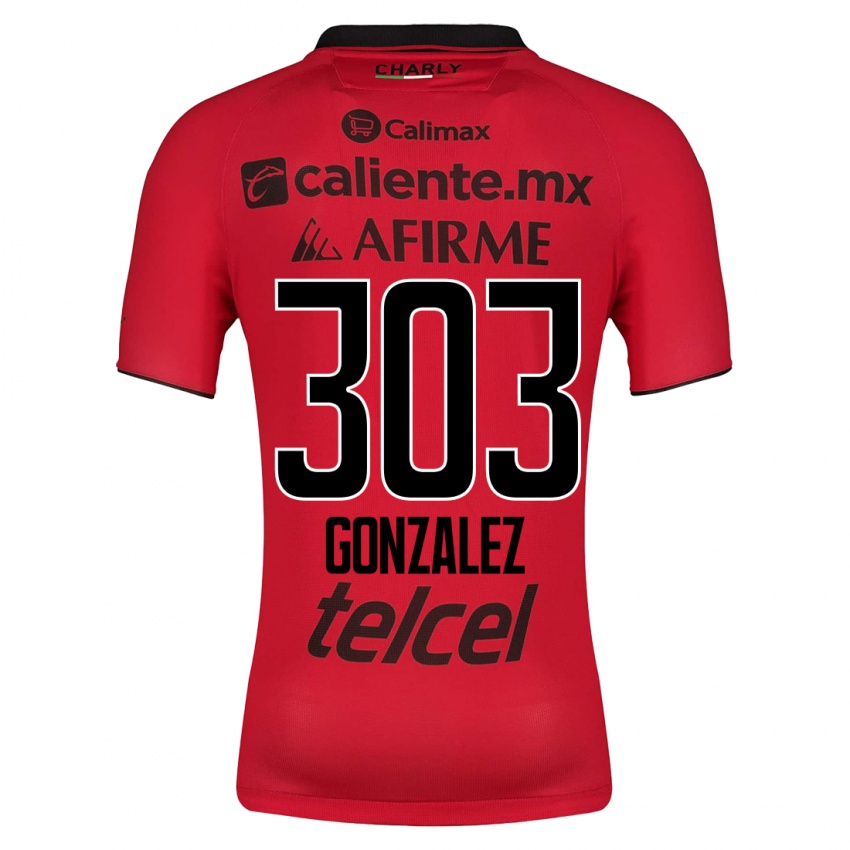 Kinder Osmar González #303 Rot Heimtrikot Trikot 2023/24 T-Shirt Österreich
