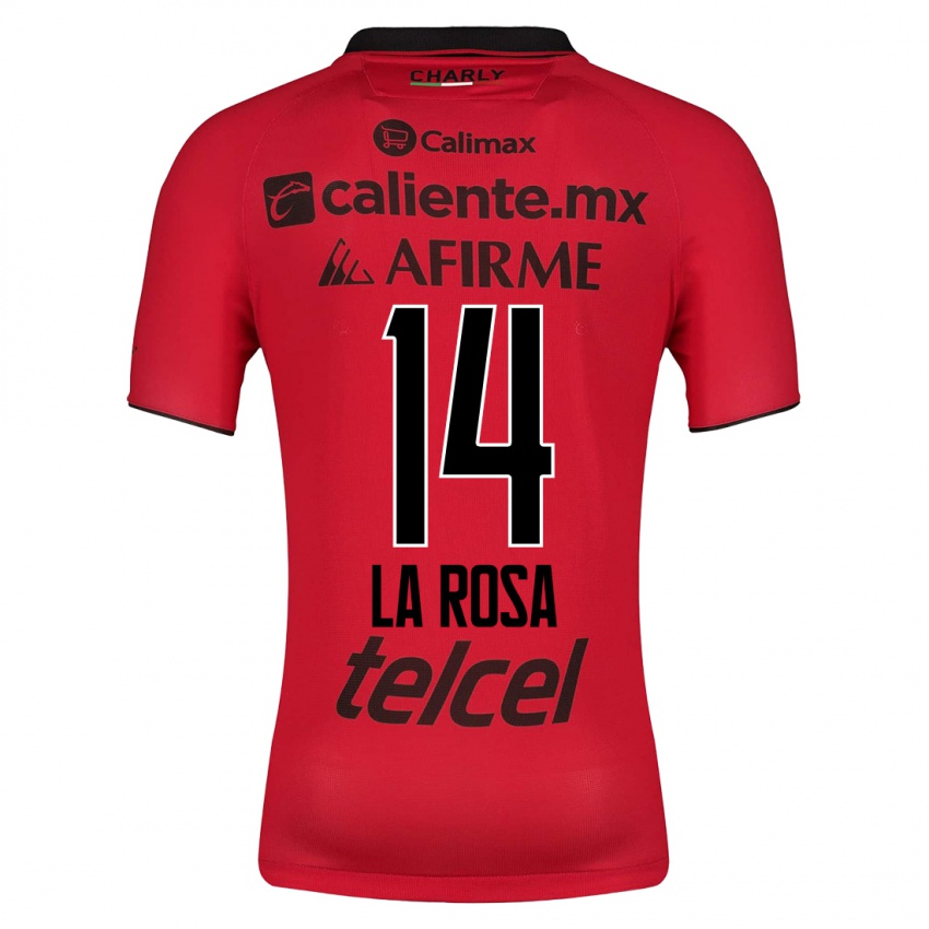 Kinder Joselyn De La Rosa #14 Rot Heimtrikot Trikot 2023/24 T-Shirt Österreich