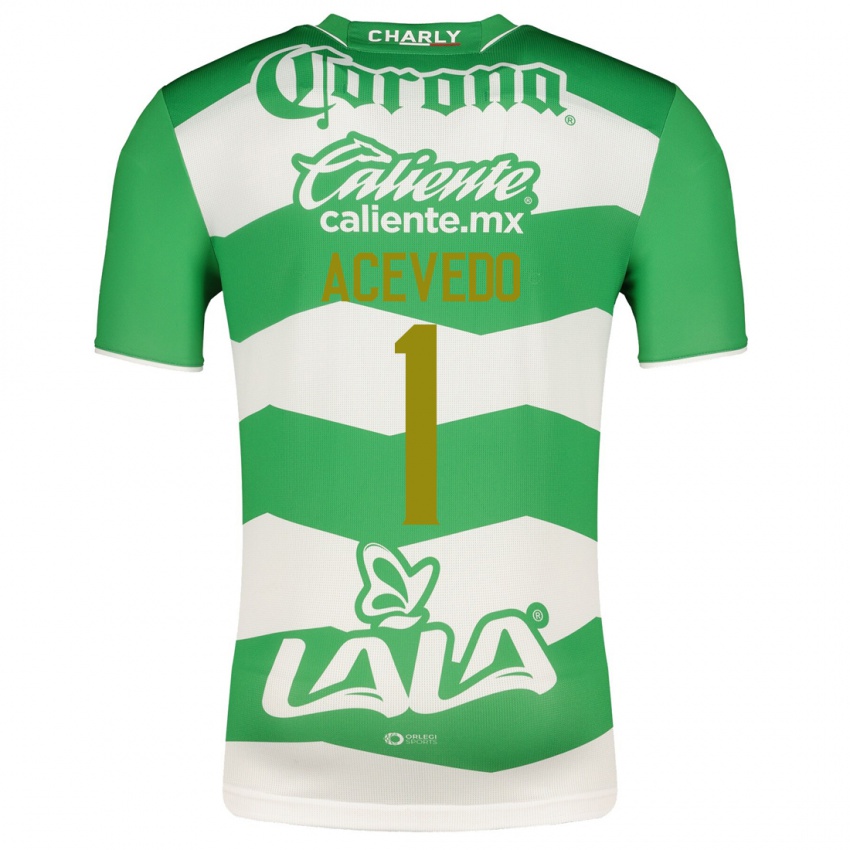 Kinder Carlos Acevedo #1 Grün Heimtrikot Trikot 2023/24 T-Shirt Österreich