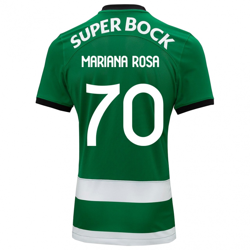 Kinder Mariana Silva Pinto Vilaça Da Rosa #70 Grün Heimtrikot Trikot 2023/24 T-Shirt Österreich