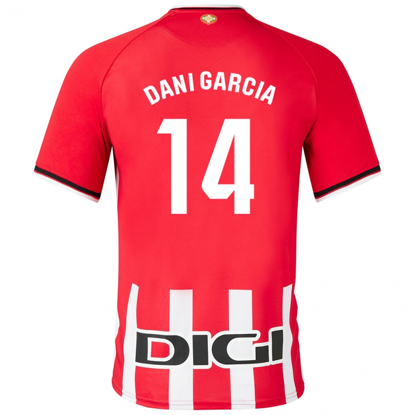 Kinder Dani García #14 Rot Heimtrikot Trikot 2023/24 T-Shirt Österreich