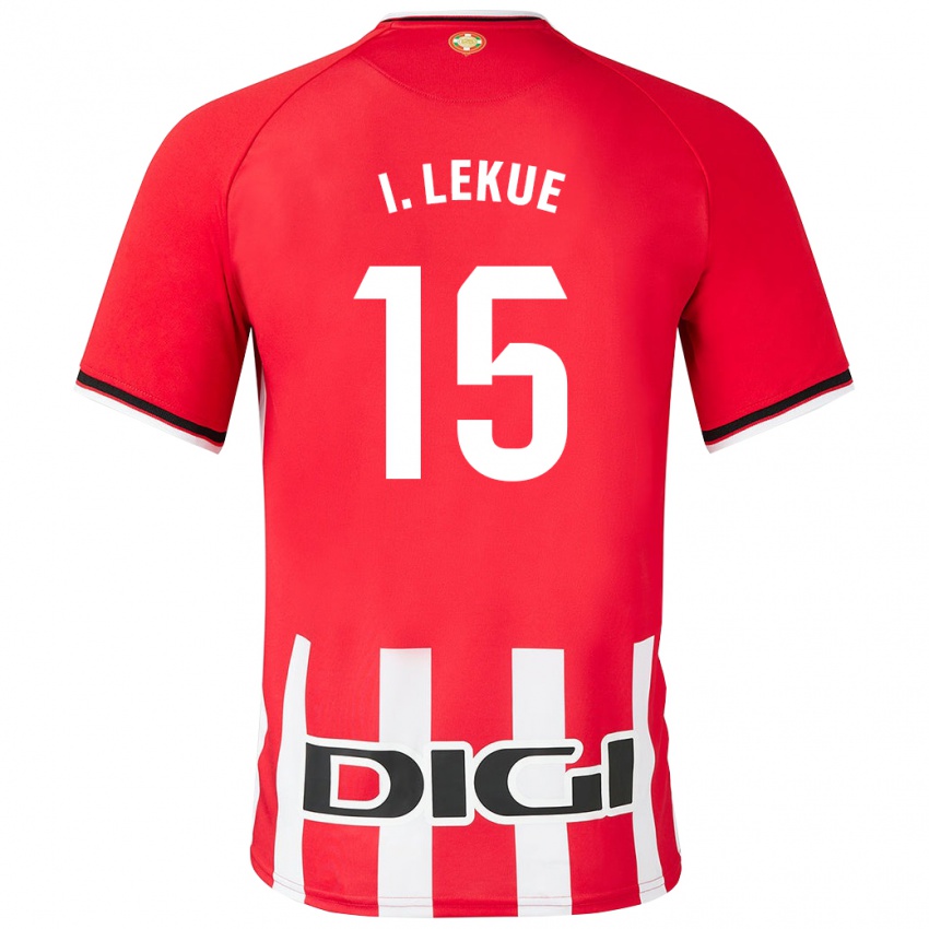 Kinder Iñigo Lekue #15 Rot Heimtrikot Trikot 2023/24 T-Shirt Österreich