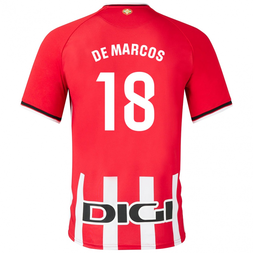 Kinder Óscar De Marcos #18 Rot Heimtrikot Trikot 2023/24 T-Shirt Österreich