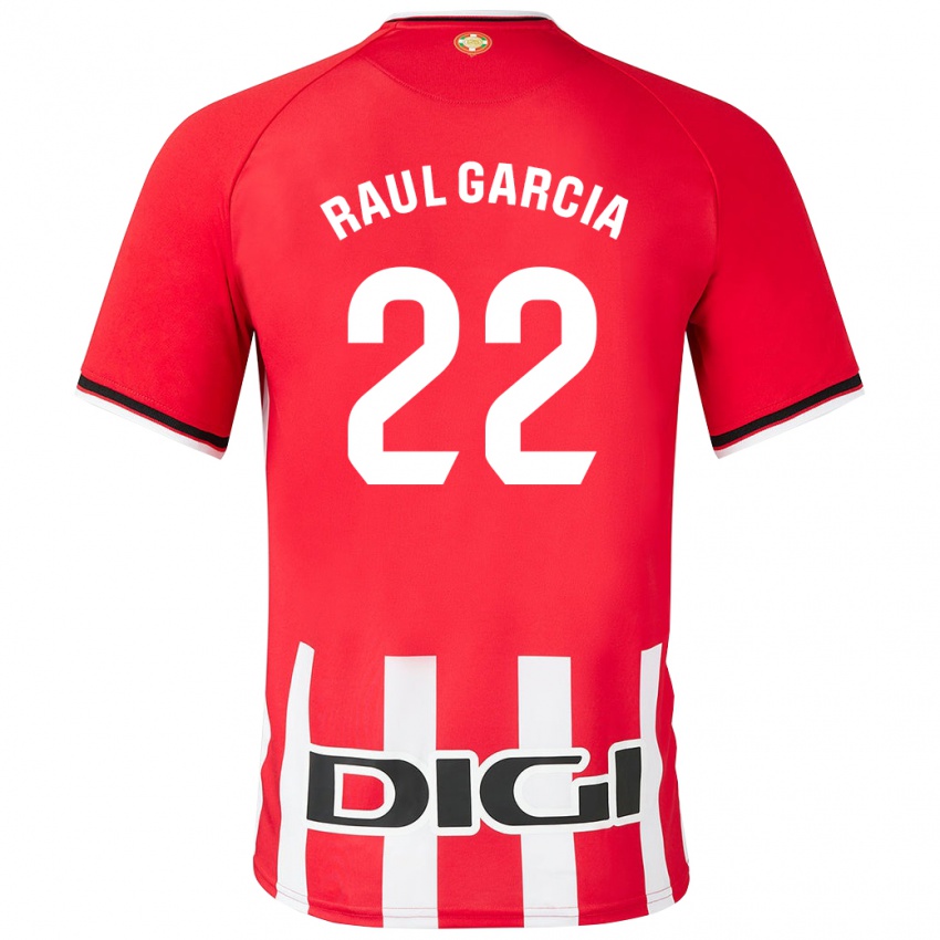 Kinder Raúl García #22 Rot Heimtrikot Trikot 2023/24 T-Shirt Österreich