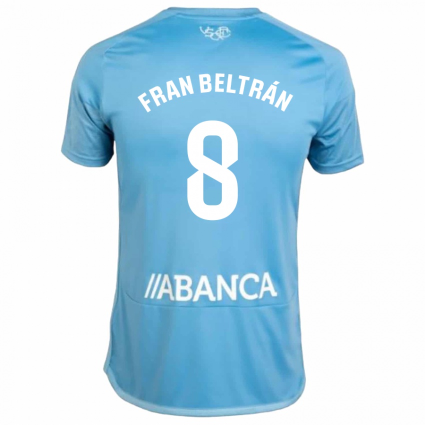 Kinder Fran Beltrán #8 Blau Heimtrikot Trikot 2023/24 T-Shirt Österreich