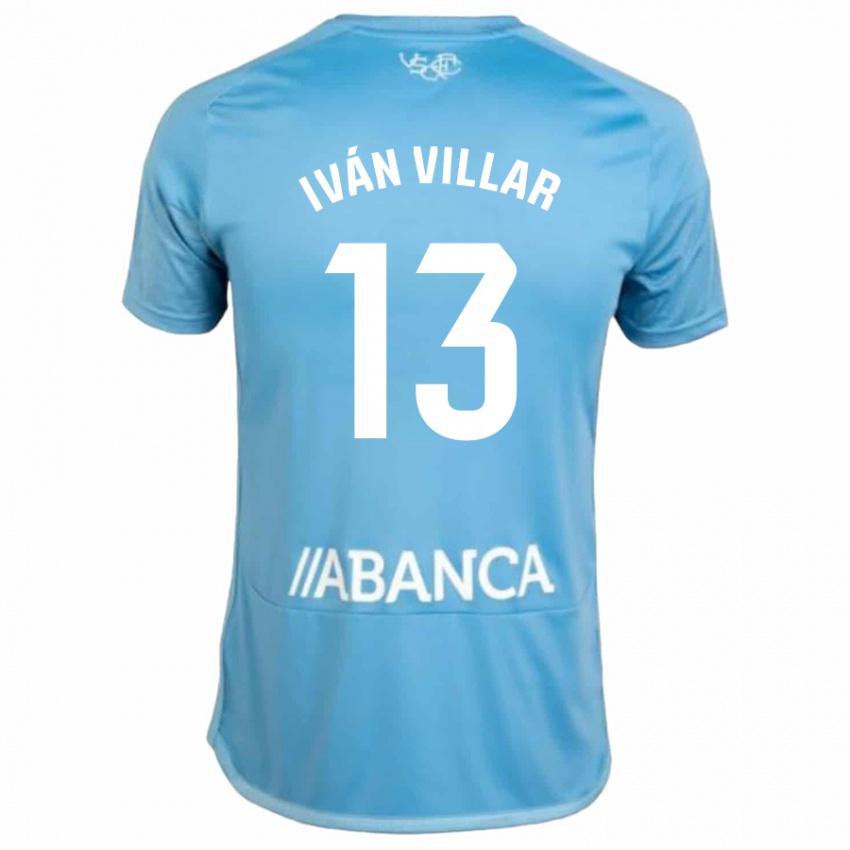 Kinder Iván Villar #13 Blau Heimtrikot Trikot 2023/24 T-Shirt Österreich