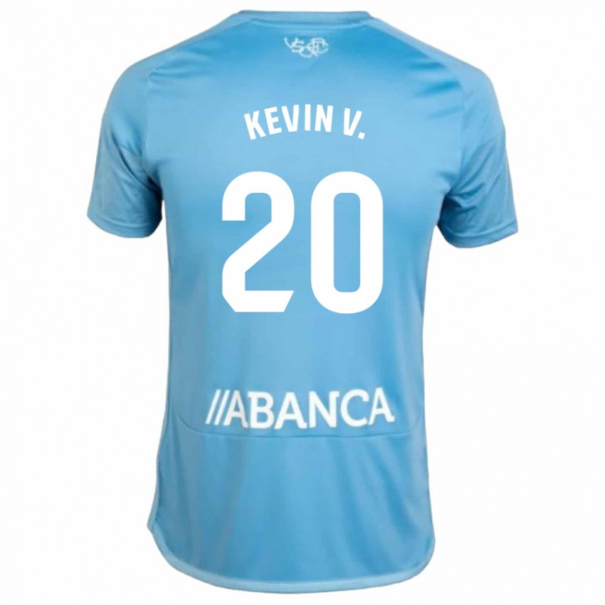 Kinder Kevin Vázquez #20 Blau Heimtrikot Trikot 2023/24 T-Shirt Österreich