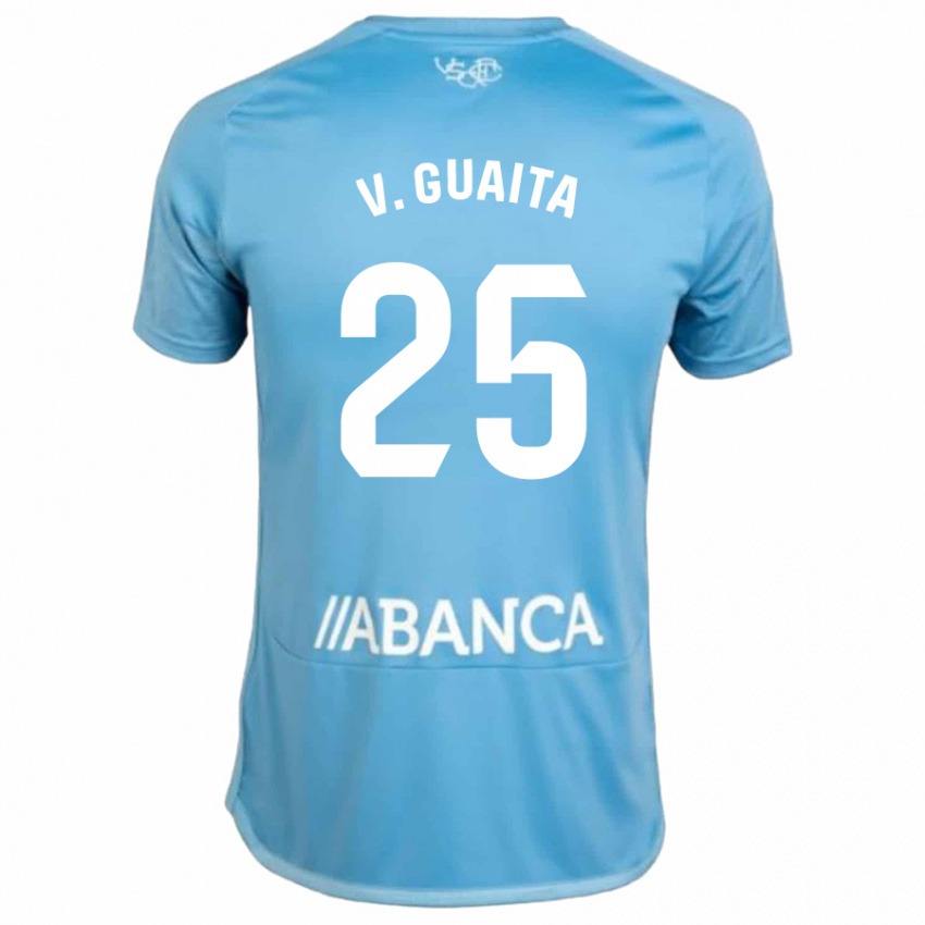 Kinder Vicente Guaita #25 Blau Heimtrikot Trikot 2023/24 T-Shirt Österreich