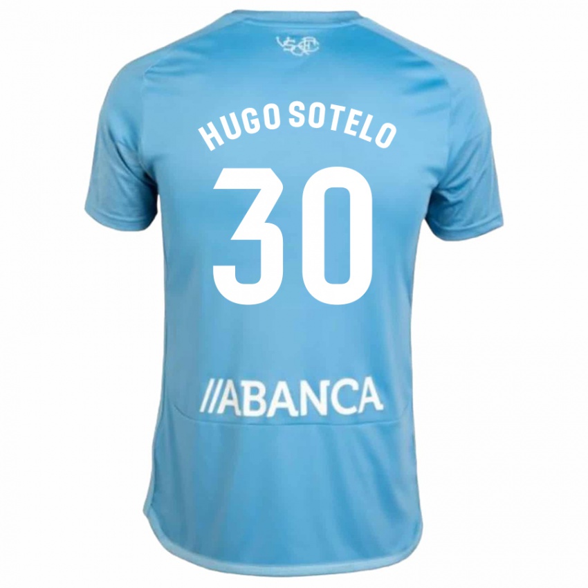 Kinder Hugo Sotelo #30 Blau Heimtrikot Trikot 2023/24 T-Shirt Österreich
