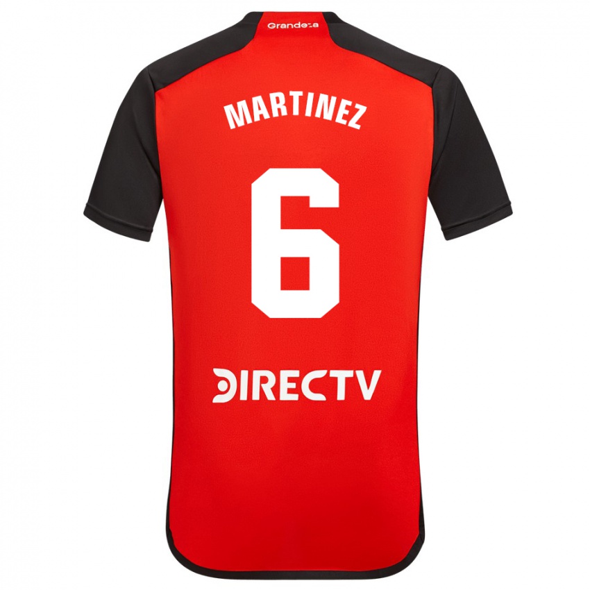 Kinder David Martinez #6 Rot Auswärtstrikot Trikot 2023/24 T-Shirt Österreich