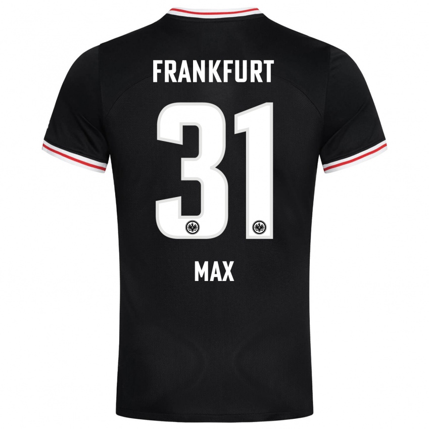 Kinder Philipp Max #31 Schwarz Auswärtstrikot Trikot 2023/24 T-Shirt Österreich