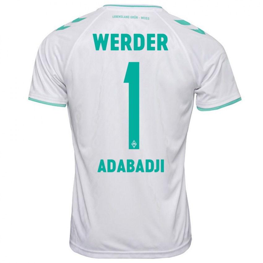 Kinder Kwassi-Vivien Felix Adabadji #1 Weiß Auswärtstrikot Trikot 2023/24 T-Shirt Österreich