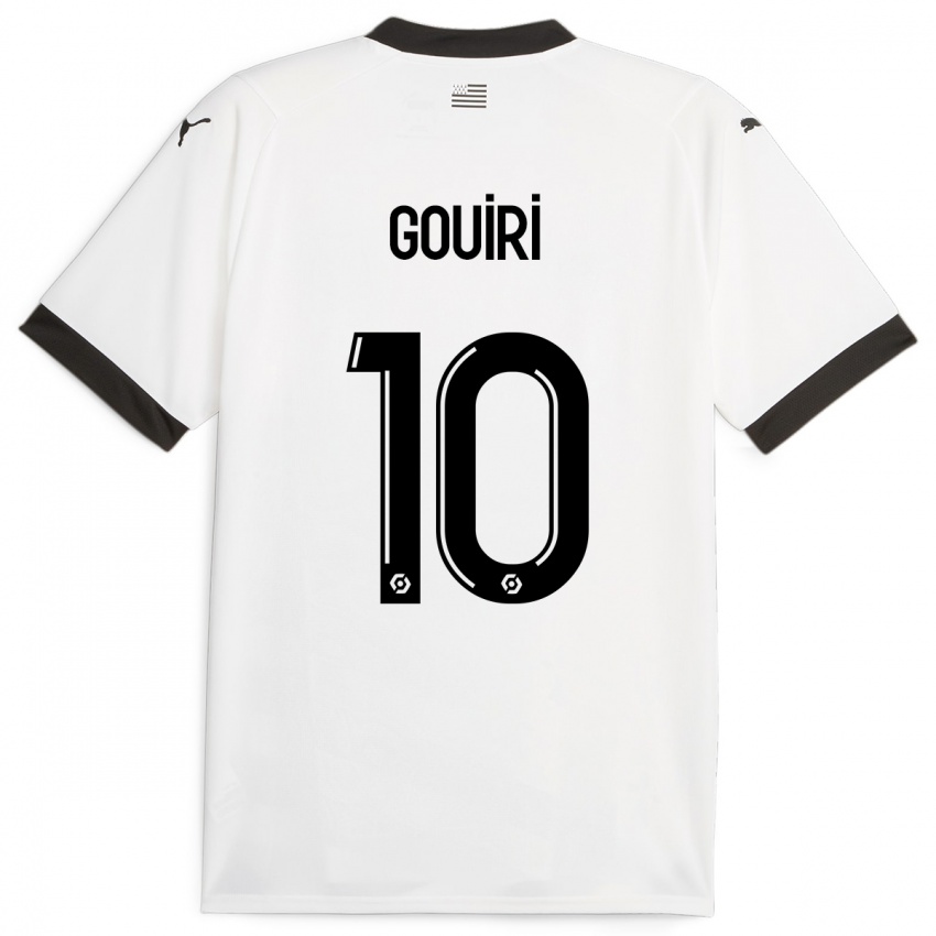 Kinder Amine Gouiri #10 Weiß Auswärtstrikot Trikot 2023/24 T-Shirt Österreich