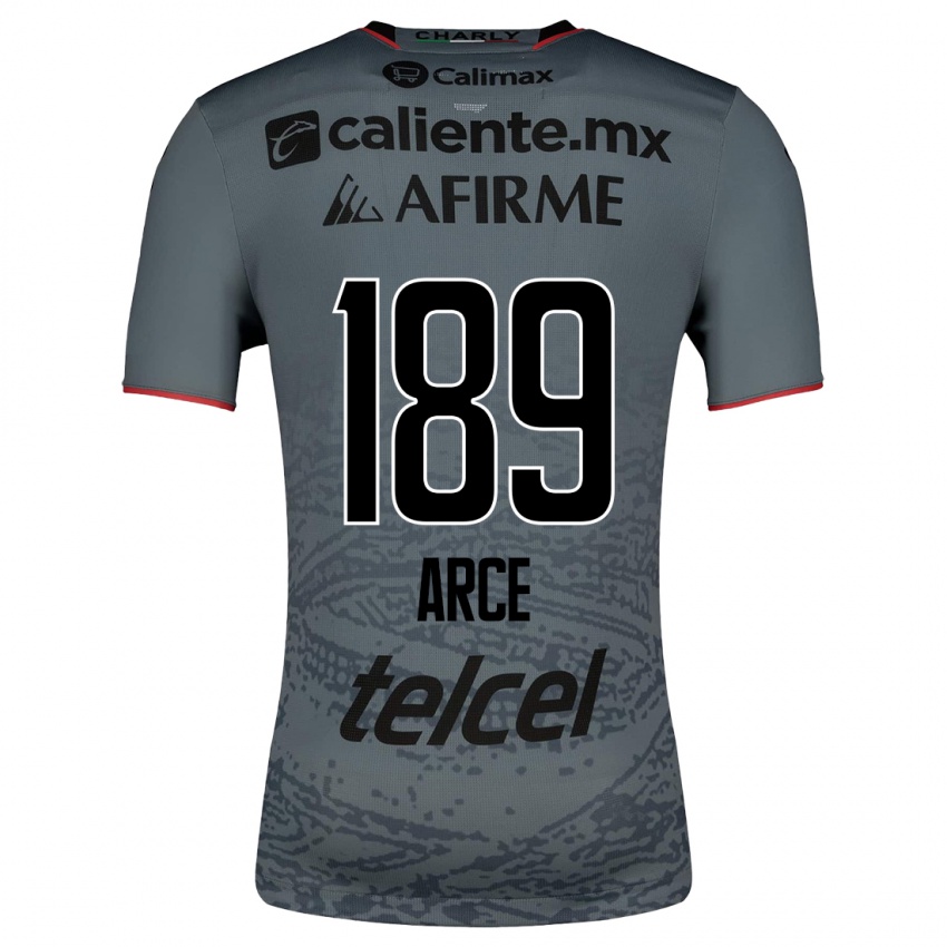 Kinder Diego Arce #189 Grau Auswärtstrikot Trikot 2023/24 T-Shirt Österreich