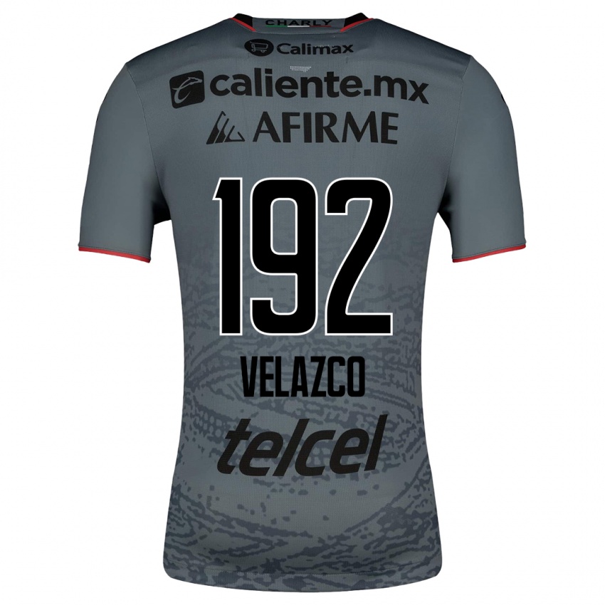 Kinder Emiliano Velazco #192 Grau Auswärtstrikot Trikot 2023/24 T-Shirt Österreich