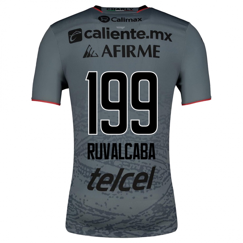 Kinder Ignacio Ruvalcaba #199 Grau Auswärtstrikot Trikot 2023/24 T-Shirt Österreich