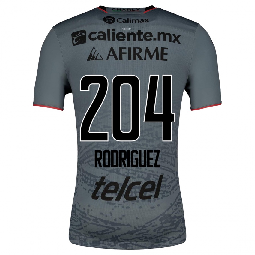 Kinder Jesús Rodríguez #204 Grau Auswärtstrikot Trikot 2023/24 T-Shirt Österreich