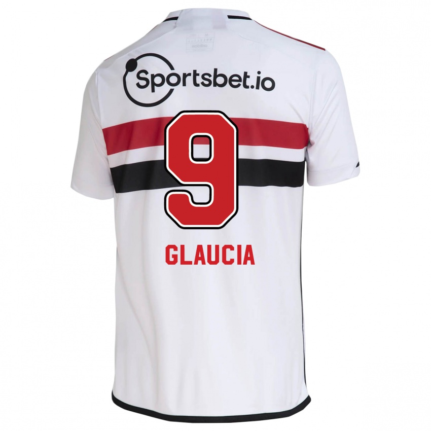 Herren Glaucia #9 Weiß Heimtrikot Trikot 2023/24 T-Shirt Österreich