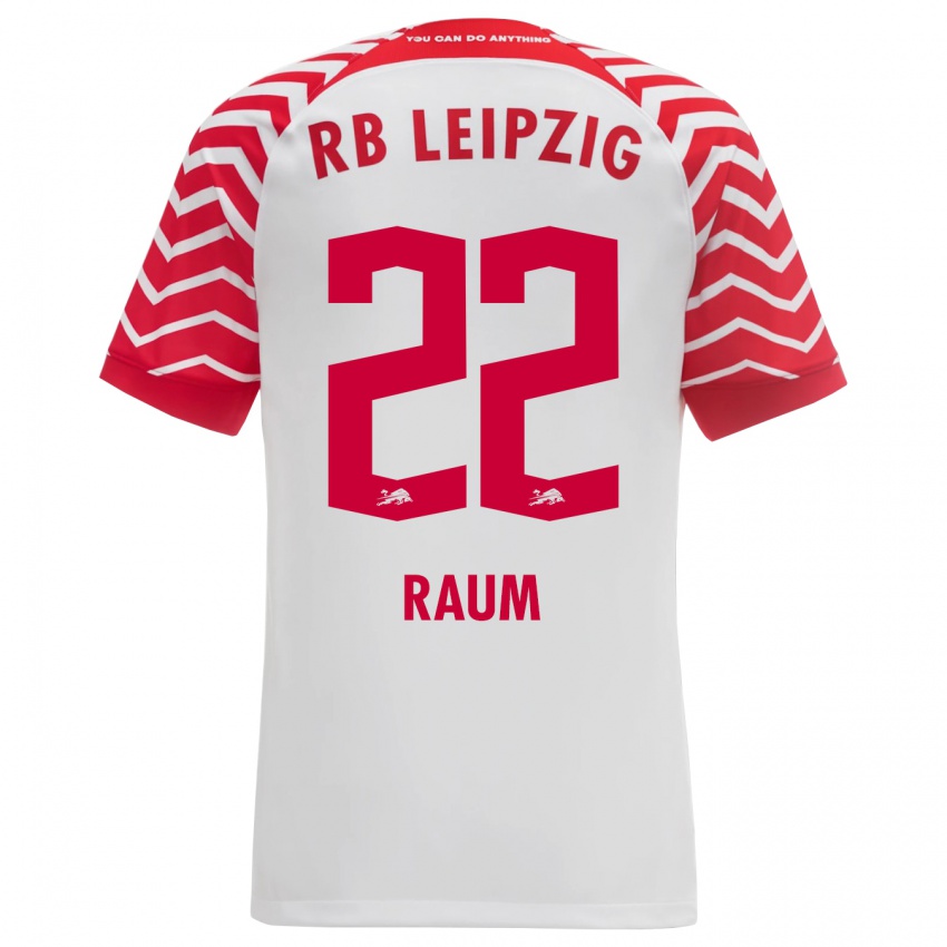 Herren David Raum #22 Weiß Heimtrikot Trikot 2023/24 T-Shirt Österreich