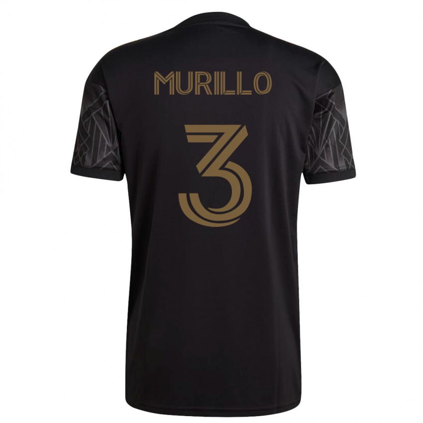 Herren Jesús Murillo #3 Schwarz Heimtrikot Trikot 2023/24 T-Shirt Österreich