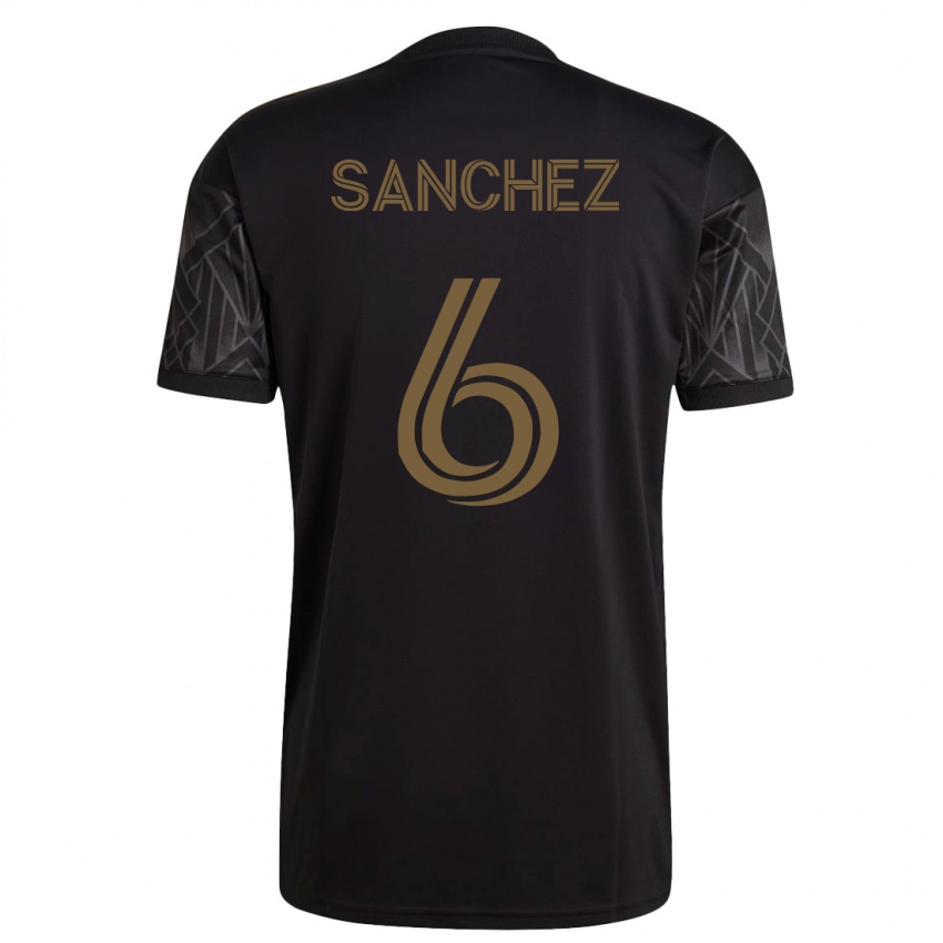 Herren Ilie Sánchez #6 Schwarz Heimtrikot Trikot 2023/24 T-Shirt Österreich