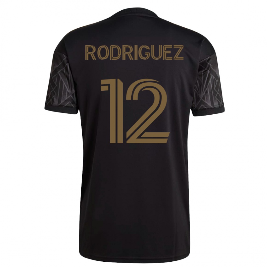 Herren Jeremi Rodriguez #12 Schwarz Heimtrikot Trikot 2023/24 T-Shirt Österreich