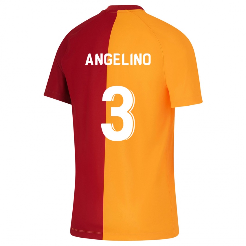 Herren Angelino #3 Orangefarben Heimtrikot Trikot 2023/24 T-Shirt Österreich