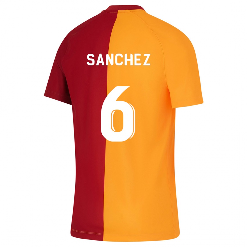 Herren Davinson Sanchez #6 Orangefarben Heimtrikot Trikot 2023/24 T-Shirt Österreich