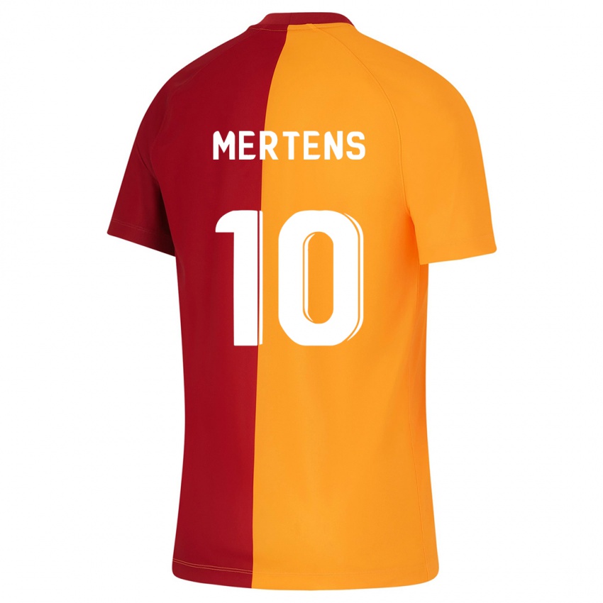 Herren Dries Mertens #10 Orangefarben Heimtrikot Trikot 2023/24 T-Shirt Österreich