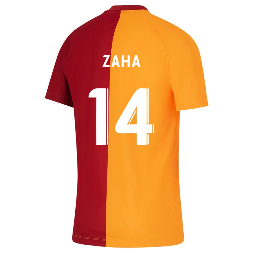 Herren Wilfried Zaha #14 Orangefarben Heimtrikot Trikot 2023/24 T-Shirt Österreich