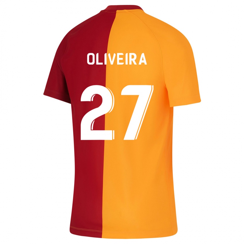 Herren Sergio Oliveira #27 Orangefarben Heimtrikot Trikot 2023/24 T-Shirt Österreich