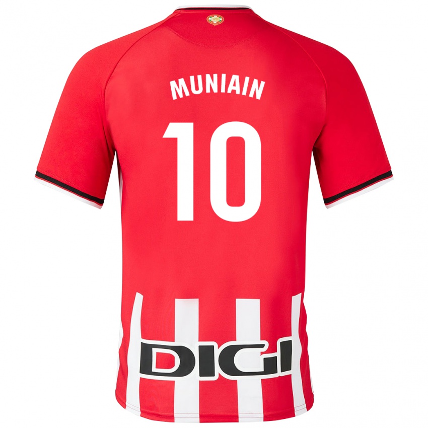 Herren Iker Muniain #10 Rot Heimtrikot Trikot 2023/24 T-Shirt Österreich